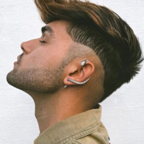 Pair of Silver Tone Snake Ear Cuffs Earrings NWT - Picture 13 of 14